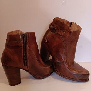 Bed Stu Isla brown ankle boots